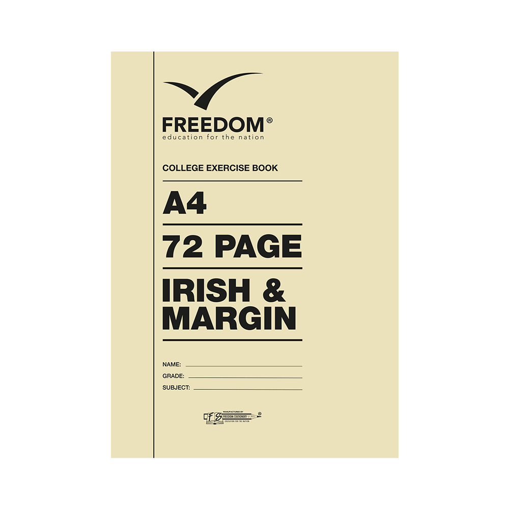 A4 Irish & Margin 72 Page